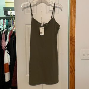 Summer dress olive green